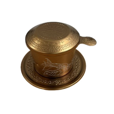 Trung Nguyên Legend - Phin nhôm hoa văn Trung Nguyên - Màu nâu