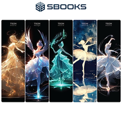 5 Cái Bookmark Kẹp Sách, Dấu Trang Hoạ Tiết Múa Bale  - SBOOKS