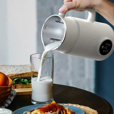 Májy Làm Sữa Hạt Đa Năng 600W, Nấu Súp, Cháo, Ngũ Cốc Siêu Mịn, Hẹn Giờ Thông Minh , đèn trang trí