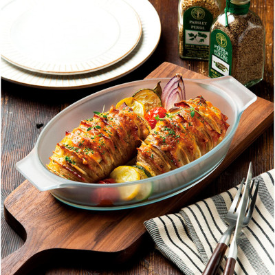 Khay nướng bánh hình oval Aderia - Cera Bake - 0.85L