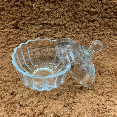 THỐ ĐỰNG MỨT TẾT THỦY TINH TRẮNG - VD21