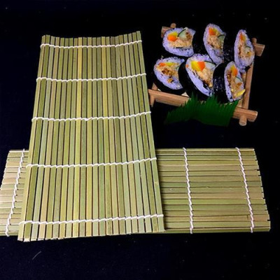 Thảm tre cuộn sushi- Bộ làm sushi tại nhà mini