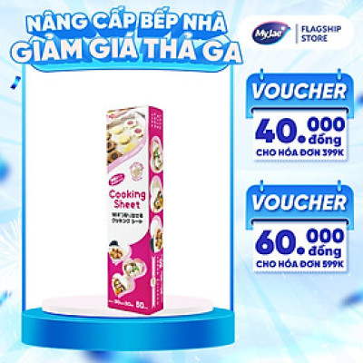 [MyJae x Toyal] Giấy Nến 2 Mặt Lót Nồi Chiên, Nướng Bánh, Giấy Lót Chống Dính 30cm x 30cm (50 Tờ/Hộp)