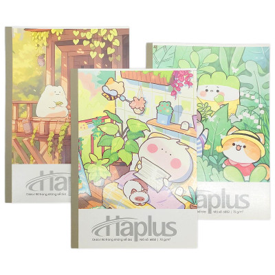 Tập Haplus Olala - Kẻ Ngang - 80 Trang 70gsm - Hải Tiến 6850 (Mẫu Bìa Giao Ngẫu Nhiên)