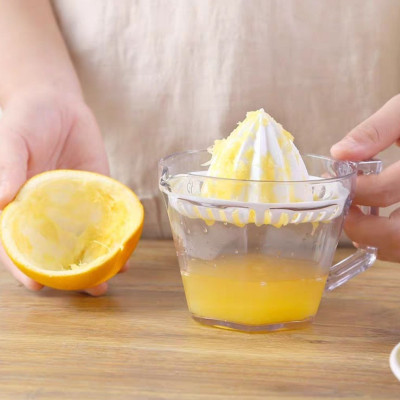 Dụng cụ vắt cam trong suốt  Vắt cam kèm ca đong định mức (6905)