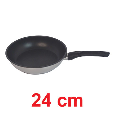 Bộ nồi chảo , bộ nồi inox Fivestar 5 chiếc nắp kính 3 đáy, dày 0.8mm ,dùng được bếp từ, hồng ngoại , gas