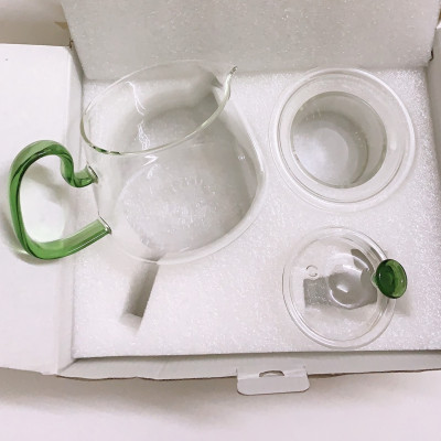 ẤM PHA TRÀ THỦY TINH CHỊU NHIỆT CAO CẤP CÓ LÕI LỌC THÍCH HỢP PHA TRÀ HOA ( GIAO NGẪU NHIÊN )