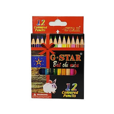 Chì 12 Màu GStar Ngắn