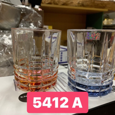 Bộ 6 ly thủy tinh uống nước chịu nhiệt cao cấp vân đáy - VD45