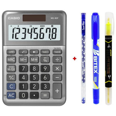Máy Tính Văn Phòng Casio MS - 80F - Kèm Quà Chất 04