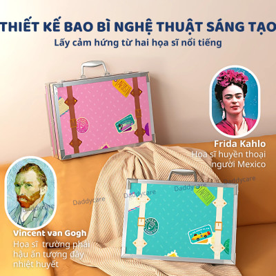 Bộ Bút màu hữu cơ Cho Bé Màu sáp Mideer Artist Suitcase