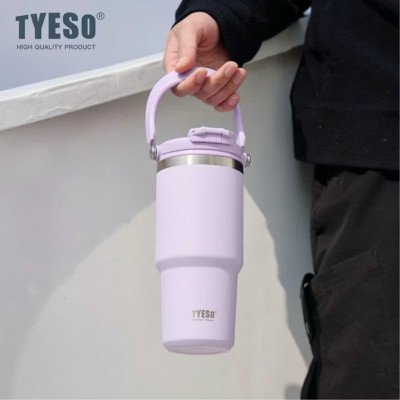 Cốc giữ nhiệt TYESO TS-8828 dung tích 900ml, bằng thép không gỉ 304, Chống tràn & Giữ nhiệt 12 tiếng