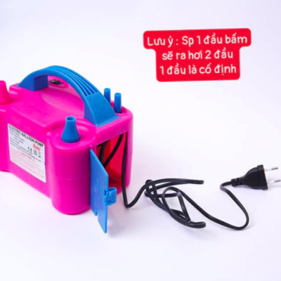 Bơm Bóng bay Bằng Điện siêu bền (Bơm 2 bóng 1 lần) - Trang trí sinh nhật