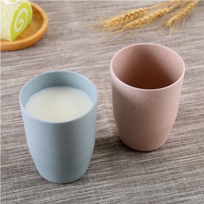 Combo 5 Cốc Tròn Chịu Nhiệt Bằng Nhựa Lúa Mạch An Toàn Dung Tích 450ml Dùng Uống Nước Hoặc Đựng Nước Đánh Răng Tiện Lợi Giao Màu Ngẫu Nhiên