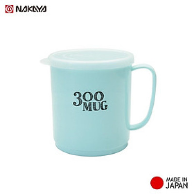 Cốc nhựa nắp mềm Nakaya 300ml R/B/W (Xanh/Đỏ/Trắng) hàng nội địa Nhật Bản (Made in Japan) #K-519