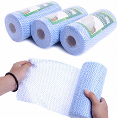 Combo 5 Cuộn Khăn Lau Bếp Đa Năng (5 cuộn - 250 cái) - Giao Màu Ngẫu Nhiên