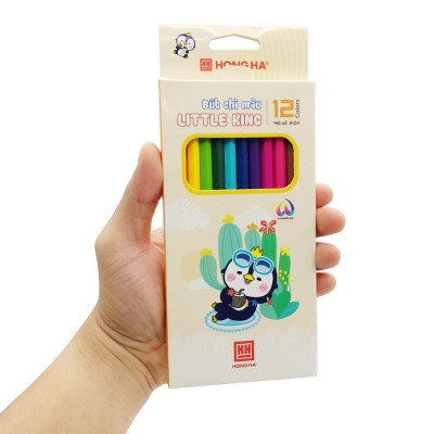 Hộp 12 Bút Chì Màu Little King - Hồng Hà 8124