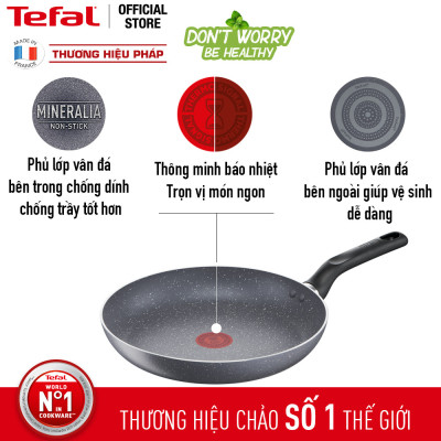 Chảo chiên chống dính Tefal Natura 20cm dùng cho bếp gas và hồng ngoại - Hàng chính hãng