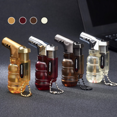 Vỏ Hột Quẹt Bật Lửa Khò Gas 1 Tia Kiêm Móc Khóa Tiện Lợi Hongbo HB853 Thiết Kế Đẹp Độc Lạ - Giao Màu Ngẫu Nhiên