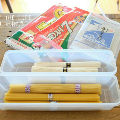 Hộp bảo quản đũa thìa, mỳ ống,... đa năng Sanada Seiko - Made in Japan