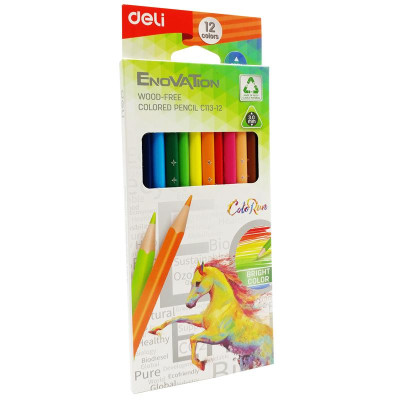 Hộp 12 Bút Chì Màu Deli EC113-12