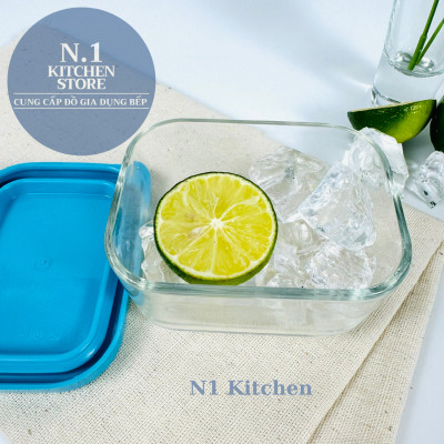 Hộp thủy tinh trữ đông Frigoverre chữ nhật 7x10 cm - 150ml - Bormioli Rocco Ý - Hàng chính hãng