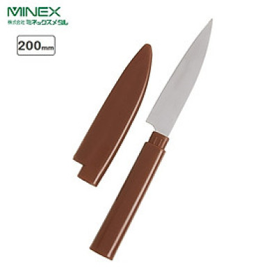 Dao gọt trái cây có nắp đậy Minex Metal 200mm - Hàng nội địa Nhật Bản