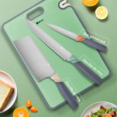 Bộ dao Diamond 3 món đóng hộp Elmich EL8410 - Hàng Chính Hãng