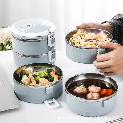 Hộp Cơm ( Cà Mèn ) Giữ Nhiệt Nhiều Tầng Có Thể Tách Rời Thành 1/2/3 Tầng Tùy Theo Nhu Cầu Mỗi Lần Sử Dụng - Hàng Chính Hãng 