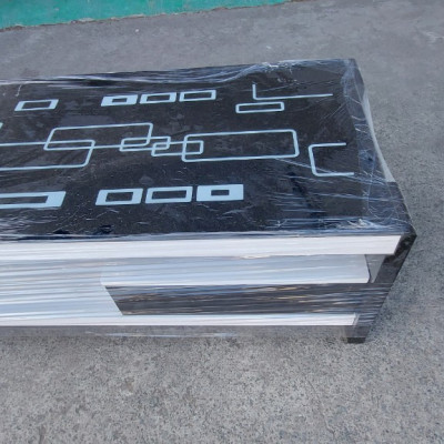 Bàn trà gỗ mặt kính có hộc Juno Sofa 50 x 100 x 45 cm