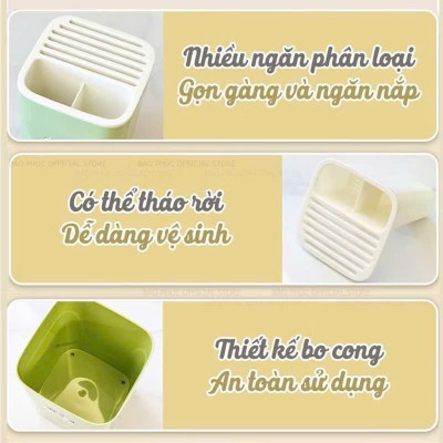 Hộp Đựng Dao Kéo Đũa Đa Năng - ống đựng đũa – Giỏ Đựng Dao Kéo Tiện Lợi Cho Căn Bếp Gọn Gàng - HÀNG CHÍNH HÃNG MINIIN