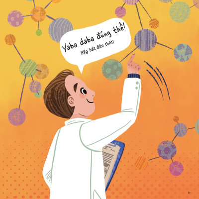 Sách tranh song ngữ Một sai lầm siêu dính (Cho trẻ từ 3-7 tuổi) - ehomebooks