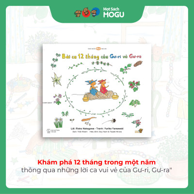 Truyện Ehon bé 1-2-3 tuổi - Bộ 6 cuốn Gư-ri, Gư-ra du ký