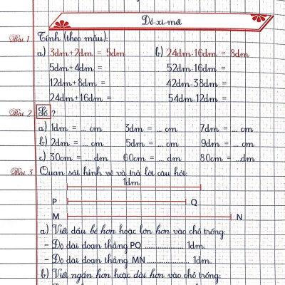 Vở Ô Li Thực Hành Toán 2 - Quyển 1