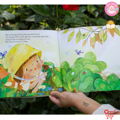 Sách Thơ - Nếu tớ không vứt rác thải bừa bãi cho bé 0-6 tuổi - LionBooks