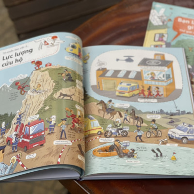 (Combo 2 cuốn, bìa cứng in màu ) BẠN LÀM NGHỀ GÌ THẾ? -   Bộ sách hướng nghiệp dành cho thiếu nhi - Hana Vaskova, Petra Bartikova, Silvie Sanza  – Hoàng Thu Phương dịch - NXB Đại học Sư phạm