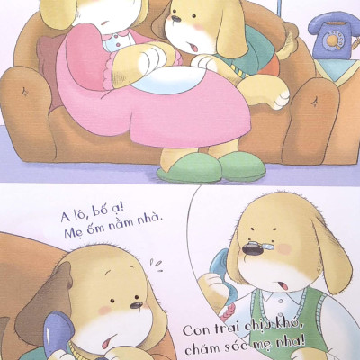 Bé Yêu Ngoan Ngoãn Giỏi Giang - Chăm Mẹ Ốm Mệt