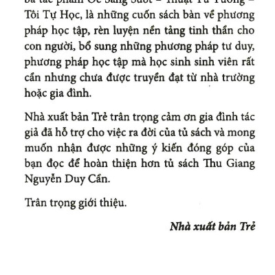 Thuật Tư Tưởng (Tái Bản)