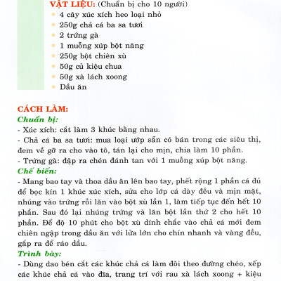 30 Món Ngon Đãi Tiệc (VT)