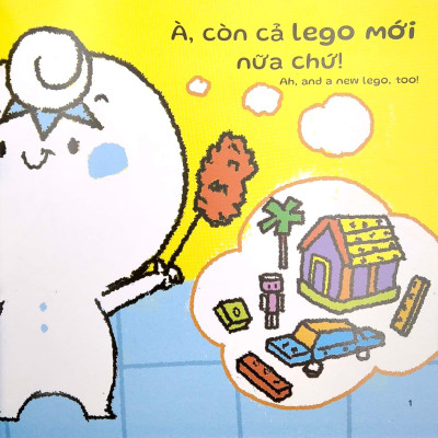 Sách Ehon Miu Miu Tự Lập Phần 2 Song Ngữ - Dọn Nhà