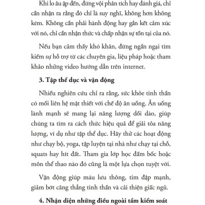 Sách Stop Overthinking - Sống Tự Do, Không Âu Lo - 7 Bước Loại Bỏ Suy Nghĩ Tiêu Cực Và Bắt Đầu Suy Nghĩ Tích Cực