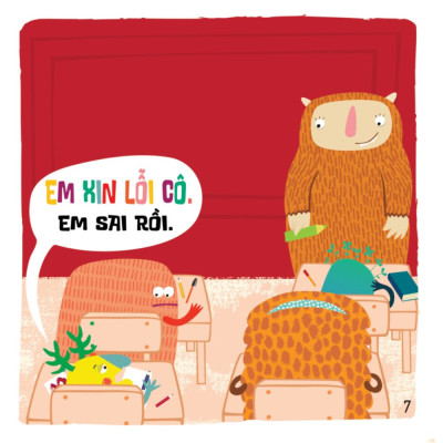 Bé Tự Rèn Tính Tốt: Bé Quái Vật Biết Xin Lỗi