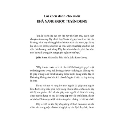 Khả Năng Được Tuyển Dụng - 7 Phẩm Chất Đảm Bảo Tương Lai Việc Làm Của Bạn  - Bản Quyền