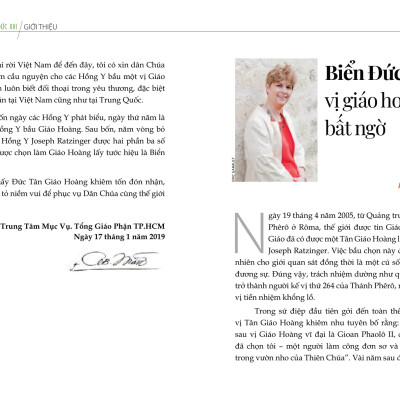 ĐỨC GIÁO HOÀNG BIỂN ĐỨC XVI - RẤT KHIÊM NHU RẤT VĨ ĐẠI