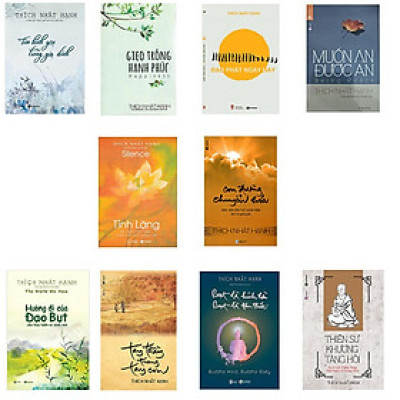 Bộ sách Thiền sư Thích Nhất Hạnh:Gieo Trồng Hạnh Phúc-Tìm Bình Yên Trong Gia Đình-Muốn An Được An...