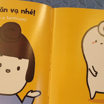 Sách Ehon Miu Bé Nhỏ Phần 1 Song Ngữ - Đừng Ăn Vạ Nhé