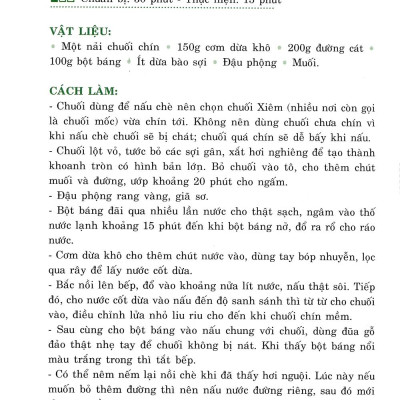 Ngọt Ngào Chè Nam Bộ