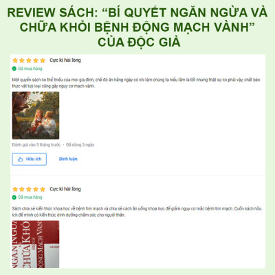 Combo sách: Ăn lành sống mạnh Trái đất thêm xanh + Bí Quyết Ngăn Ngừa Và Chữa Khỏi Bệnh Động Mạch Vành