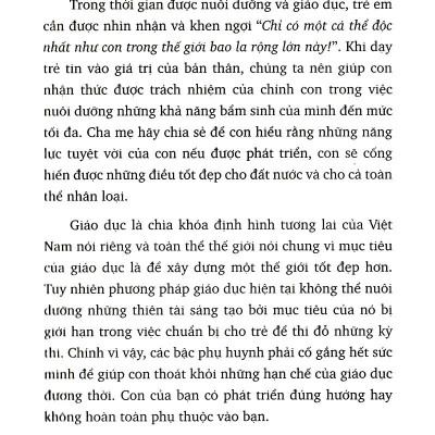 Giáo Dục Não Phải - Tương Lai Cho Con Bạn (Tái Bản)