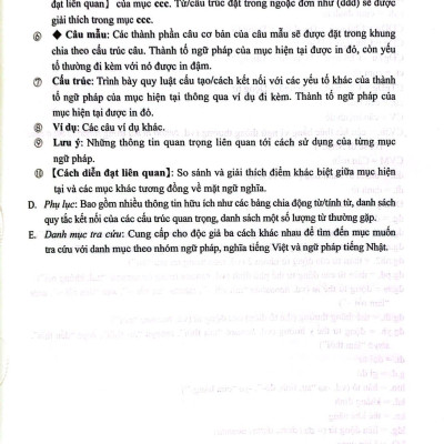 Từ Điển Ngữ Pháp Tiếng Nhật Sơ Cấp